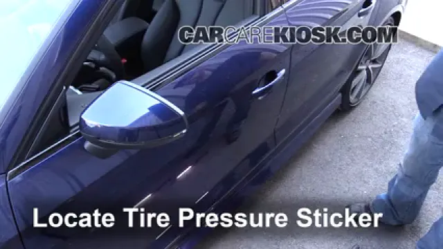 2017 Audi S3 Premium Plus 2.0L 4 Cyl. Turbo Pneus et roues Vérifier la pression des pneus